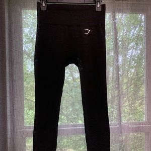 Black Marl GymShark Vital Seamless Leggings